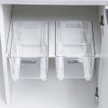 Miniatyrbillede 1 af 8: 2 Stk Bakke Udtræk Skinne DIY Skuffe Organizers Slides til Cabine 2PCS