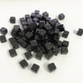 Pikkukuva 1 / 8: 50 kpl / set 8mm kirkas kuutio värikäs kristalli neliökulmainen Transpa Black 50pcs
