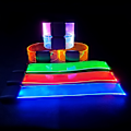 Pikkukuva 5 / 8: LED-akku Valoa emittoiva viihde Cheering Props Night R A4 one size