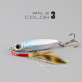 Miniatyrbillede 1 af 8: Fiskelokke 7g 10g 15g 20g 25g 30g Casting Jigging lokke Casting C 25g