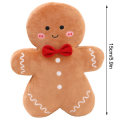 Miniatyrbillede 5 af 8: Julepynt Legetøj e Gingerbread Man Plys Legetøj Doll Pi brown 15cm