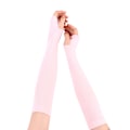 Miniatyrbillede 1 af 8: Ice Silk Sleeve Cuff Arm Uv Sun Protect AntiSlip Summer Outdoo Pink One Size