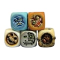 Miniatyrbillede 1 af 8: Monster Dice Sjovt Monster Ansigt Resin Terning Sæt Halloween Tableto A7