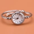 Miniatyrbillede 7 af 8: 1 stk sølv armbåndsure kvinder mode armbånd quartz ur s A one size
