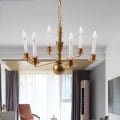 Miniatyrbillede 3 af 8: Børnerealistiske dukkehusmøbler Lysekrone Sandbordslegetøj L 3# 3#