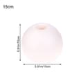 1 stk. Rund Boye Dybvandsreb Flydere Krabbefælde Markører Net Drif White 15cm