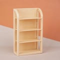 Miniatyrbillede 1 af 7: 1:12 Dukkehus Miniaturehylde Display Stand Storage Rack Super Beige oneszie