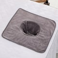 Pikkukuva 1 / 8: 35*35cm Beauty SPA Hierontapöytä Lankkukasvopyyhe reiällä Gray one size