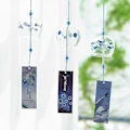 Pikkukuva 6 / 8: Wind Bell Sakura Pattern Tuulikellot Käsintehdyt Lasi Furin Home A10 A10