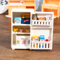 Miniatyrbild 1 av 5: 16st/ Set 1:12 Dockhus Frys Modell Vit Kylskåp Kitc One Size