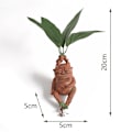 Pikkukuva 6 / 6: Mandrake Grass Resin Patsas Maisema Ornamentti Art Figurine Cra Brown 1pc
