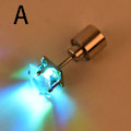 Miniatyrbillede 1 af 5: 1Pc Party Charm LED Ørering Light Up Crown Glowing Crystal Ear Blue One Size