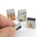 Miniatyrbillede 7 af 8: 1/12 Dukkehus Simulering Teboks Opbevaringsboks Dukkehus Køkken A3 one size