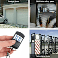 Miniatyrbild 3 av 8: 1st 4 knappar 433MHZ Rolling Code Gate Garagedörröppnare Cloni one size