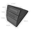 Pikkukuva 7 / 7: Yoga Wedge Squat Wedge -säädettävä liukumaton vinolevyn jatke Black one size