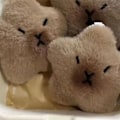 Miniatyrbilde 5 av 8: Capybara Star Plysjdukke Squeak Toy Cartoon Star nøkkelring Penda C onesize