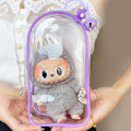 Miniatyrbillede 2 af 8: 1 stk Transparent PVC Beskyttelsesetui Nøglering Taske Opbevaringskasse A11
