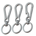 Miniatyrbillede 2 af 5: Titanium Spænder Udendørs Værktøj Titanium Legering nøglering Tiranium Silver 80cm