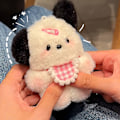 Pikkukuva 2 / 6: Kawaii Pehmo Puppy Doll Toy Avaimenperä sarjakuvalaukku riipuskorut ONESIZE