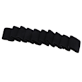 Miniatyrbillede 1 af 5: 10 STK Finger Sleeve Sports Basketball Support Wrap Elastic Prot Black Onesize