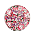 Miniatyrbild 1 av 5: Vikbar väska handväska krok handväska väska blomform metall väska tabl Rose red 1pcs