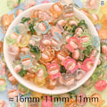 Miniatyrbillede 1 af 8: 10 stk. Mini Lysende Havedekoration Harpiksfigurer Miniatur B