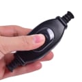 Miniatyrbilde 2 av 5: Vanntett in-line-bryter ledningsbryter IP65 rund ledningskontakt D Black