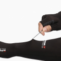 Miniatyrbilde 5 av 8: 1 Par armermer Sykling Fiske UV-beskyttelse Ishylser Wit Black One Size