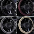 Miniatyrbild 5 av 5: Universal Auto Car Rat Cover Läder Andas Anti Black One Size
