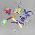 Miniatyrbillede 2 af 5: Cat Teaser Wand Refill Funny Butterfly Kitten Teaser Stick Repl Multicolor A4