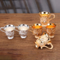 Pikkukuva 5 / 5: 30 ml Retro Creative Small Beverage Wine Cup kultainen eurooppalainen tyyli Multicolor A2