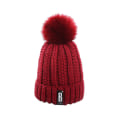 Pikkukuva 4 / 8: Talvineulottu huivihattu Set Paksu lämmin Skullies Pipot Hatut F A7 one size