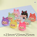 Miniatyrbillede 1 af 8: 10 stk. Mini Lysende Havedekoration Harpiksfigurer Miniatur H