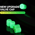 Miniatyrbillede 5 af 5: 4 Stk Universal Luminous Valve Caps Dæk Ventil Caps For Car Moto onesize