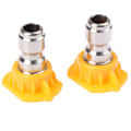 Miniatyrbillede 1 af 5: Rustfrit stål Quick Connect højtrykssprøjtespids 0 15 25 4 Yellow