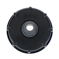 Miniatyrbillede 8 af 8: 1/2" 3/4" 1" gevind IBC Tank Adapter Postevandsstik Udskift Black A (1/2 inch)