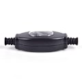 Miniatyrbilde 3 av 5: Vanntett in-line-bryter ledningsbryter IP65 rund ledningskontakt D Black