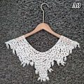 Miniatyrbillede 1 af 8: Kvinder strik udhulet sjal wrap bryllup brude aftenkjole L A8 One Size