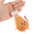 Miniatyrbillede 3 af 5: 1 Stk Plys nøglering Hamburger Hot Dog pommes frites fyldt dukke Hamburger one size