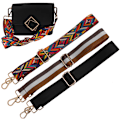 Miniatyrbillede 3 af 5: Bælte Skuldertaske strop til crossbody-stropper Justerbar strop B Multicolor 1#