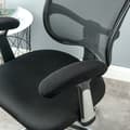 Kontor Computer Stol Arm Armlæn Slipcovers Betræk Puder Flexib Black one size