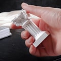 Miniatyrbilde 6 av 8: Romersk søyle gresk søylestatue Sokkel Lysestakestativ Fig White onesize