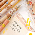Miniatyrbillede 8 af 8: 6 stk. e Capybara tryk gel pen skoleartikler tegneserie Capyba ONESIZE
