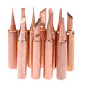 Miniatyrbillede 4 af 8: 5/6 stk rent kobber 900M-T loddejernsspids Blyfri loddespids 6PC 6PC