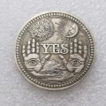 Miniatyrbillede 1 af 5: Ja eller nej Skull Commemorative Coin Souvenir Challenge Coins Col A ONE SIZE