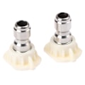 Miniatyrbillede 1 af 5: Rustfrit stål Quick Connect højtrykssprøjtespids 0 15 25 4 White