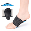 Pikkukuva 5 / 5: Jalkapohjalliset Arch Support ar Fasciitis Heel Feet Cushion Fallen Black onesize