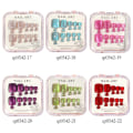 Miniatyrbilde 8 av 8: 10 Stk/Eske Cat Eye Toe False Nail Short Square Press on Nails fo Purple onesize