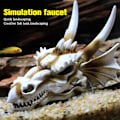 Miniatyrbillede 2 af 6: Simulering Resin Skull Ornaments DIY Aquarium Fish Tank Decora 2 2
