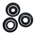 Miniatyrbillede 3 af 8: 1/2" 3/4" 1" gevind IBC Tank Adapter Postevandsstik Udskift Black A (1/2 inch)